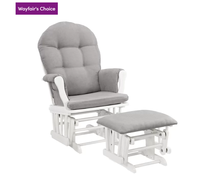 Griffin Glider and Ottoman
